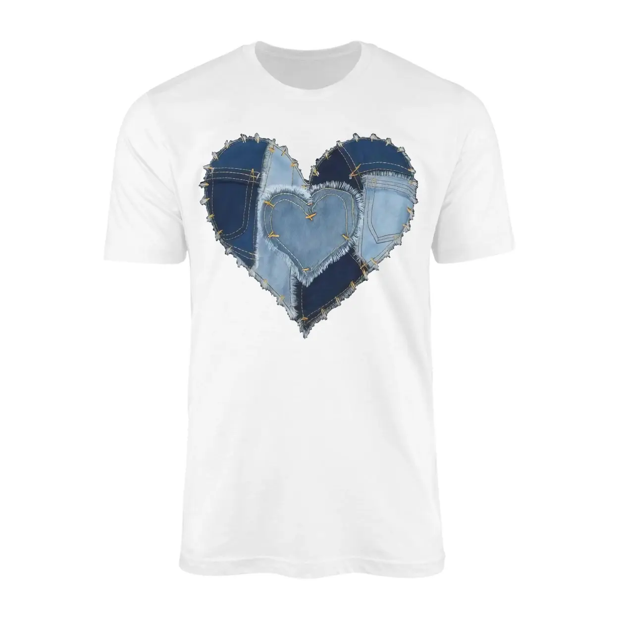 Denim Patchwork Heart Graphic T-Shirt 1 Denim Patchwork Heart Graphic T Shirt 1 1 1.jpg
