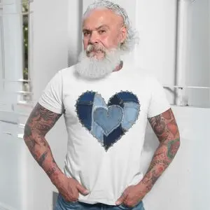 Denim Patchwork Heart Graphic T-Shirt 13 Denim Patchwork Heart Graphic T Shirt 7 1 1.jpg