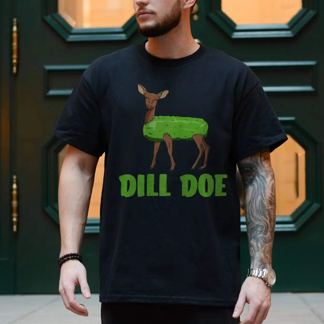 Dill Doe Pickle Deer Funny Pun T Shirt 4 1.jpg
