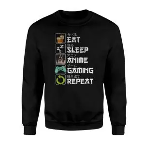 Eat Sleep Anime Gaming Repeat Graphic T-Shirt 9 Eat Sleep Anime Gaming Repeat Graphic T Shirt 3 1.jpg