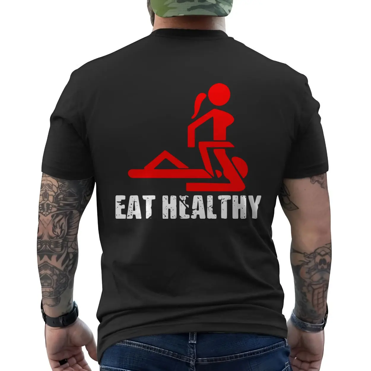 Eat Healthy Funny Adult Humor T-Shirt 6 Eat2BHealthy2BFunny2BAdult2BHumor2BT Shirt2B6 GlMHs 1.jpg