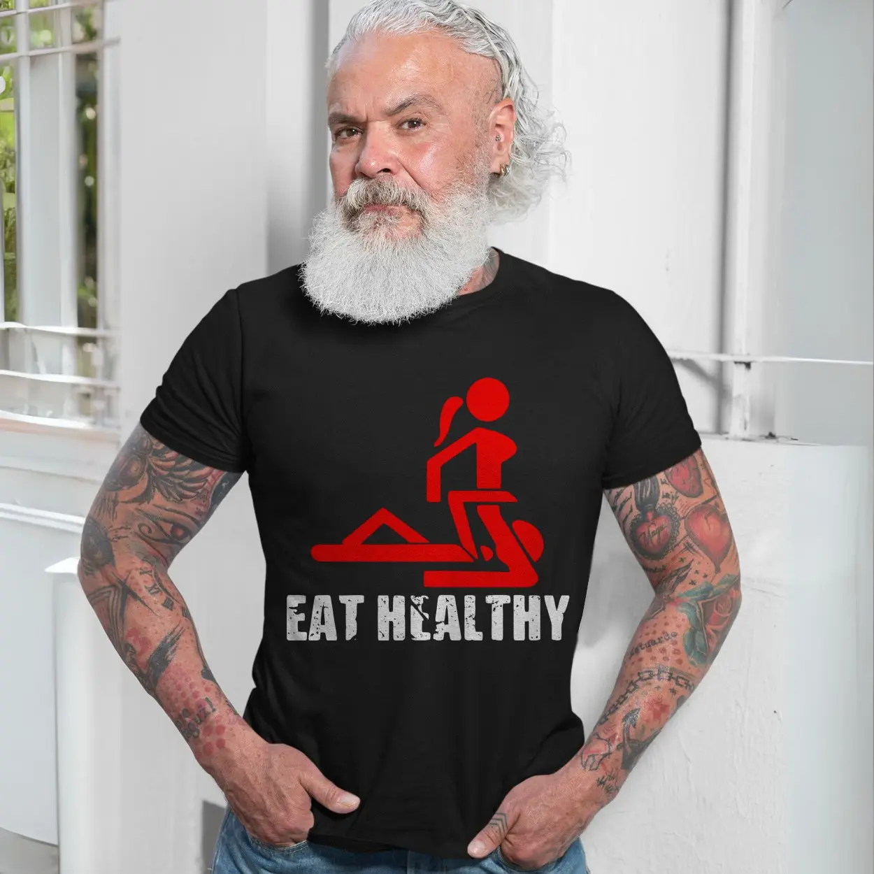 Eat Healthy Funny Adult Humor T-Shirt 7 Eat2BHealthy2BFunny2BAdult2BHumor2BT Shirt2B7 mK6SS 1.jpg