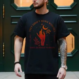 Empowered Feminist Witchcraft Graphic T-Shirt 10 Empowered Feminist Witchcraft Graphic T Shirt 4 1.jpg