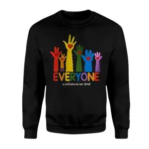 Everyone Is Welcome On Our Street Diverse T-Shirt 9 Everyone Is Welcome On Our Street Diverse T Shirt 3 1.jpg
