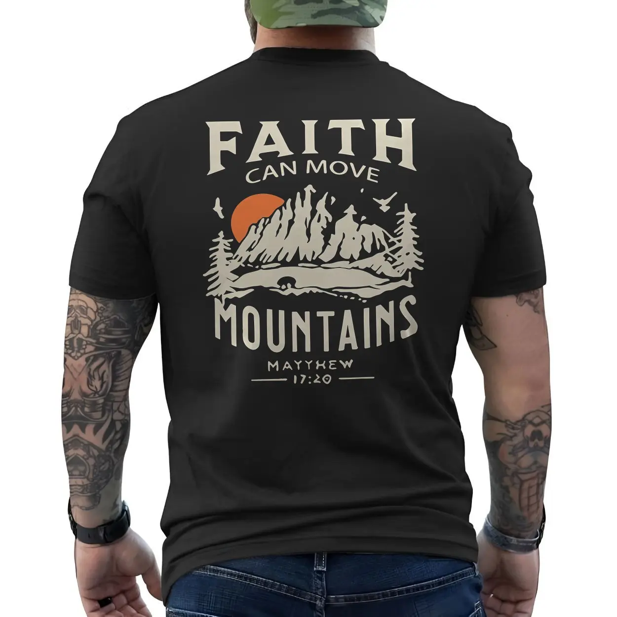 Faith Can Move Mountains Bible Verse Christian T-Shirt Design 6 Faith Can Move Mountains Bible Verse Christian T Shirt Design 6 1.jpg