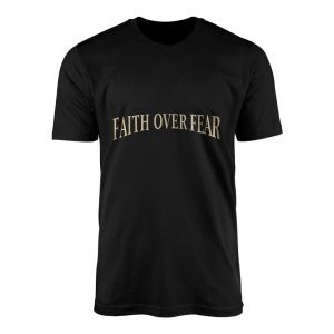 Faith Over Fear Christian Cross Crown of Thorns T Shirt 1 1.jpg