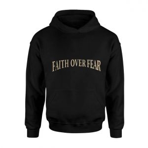 Faith Over Fear Christian Cross Crown of Thorns T Shirt 2 1.jpg