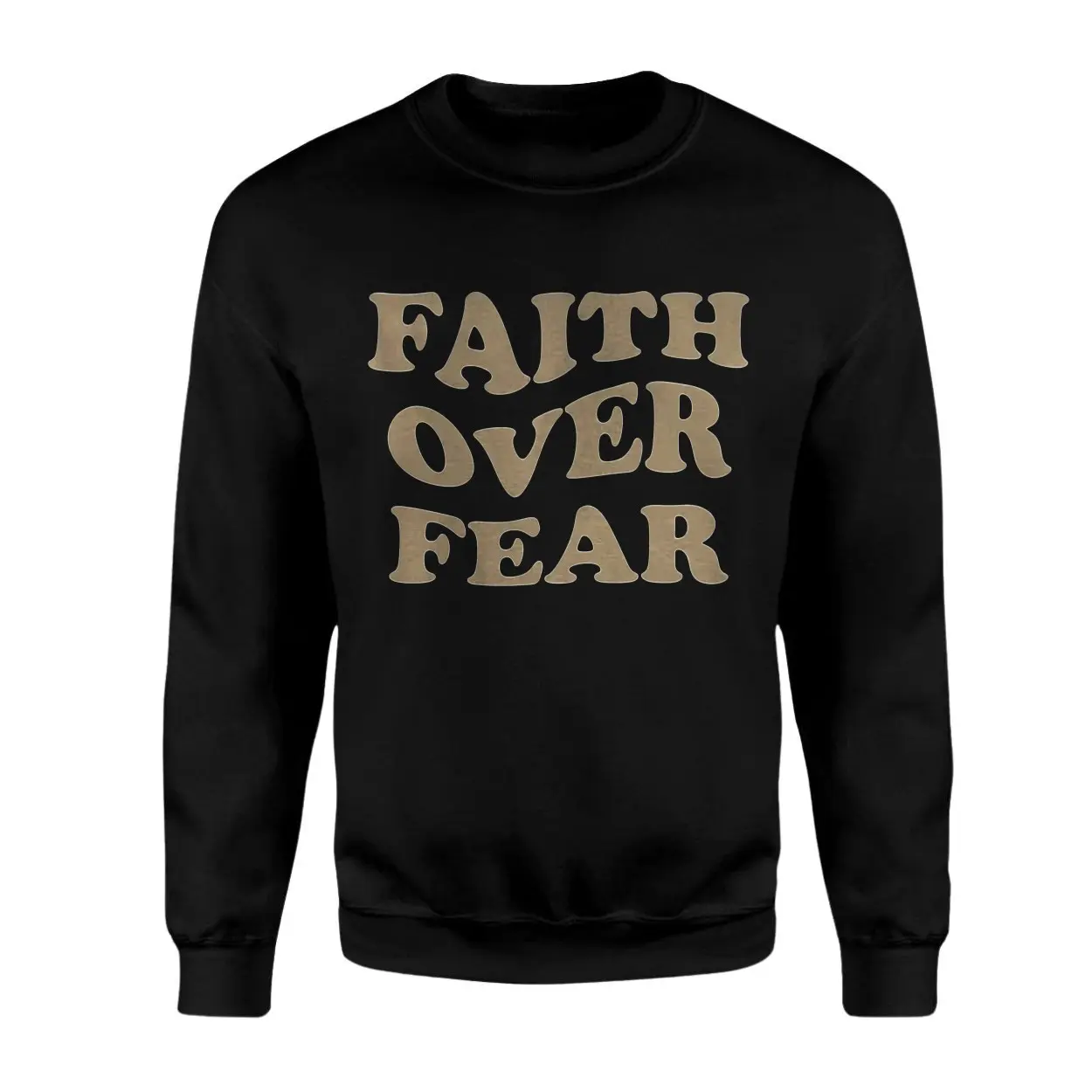 Faith Over Fear Christian Inspirational Quote Graphic T Shirt 3 1.jpg