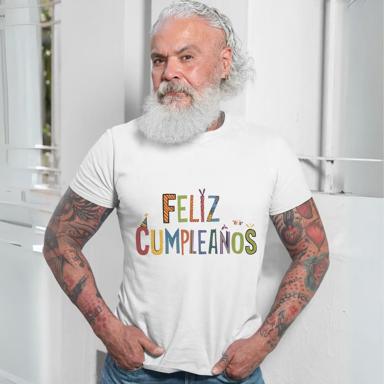 Feliz Cumpleaños Colorful Birthday Party T-Shirt 7 Feliz Cumpleanos Colorful Birthday Party T Shirt 7 1.jpg