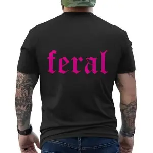 Feral Gothic Lettering Neon Pink Graphic T-Shirt 12 Feral Gothic Lettering Neon Pink Graphic T Shirt 6 1.jpg