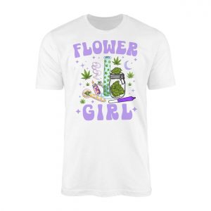 Flower Girl Cannabis Stoner Bong and Joint T Shirt 1 1.jpg