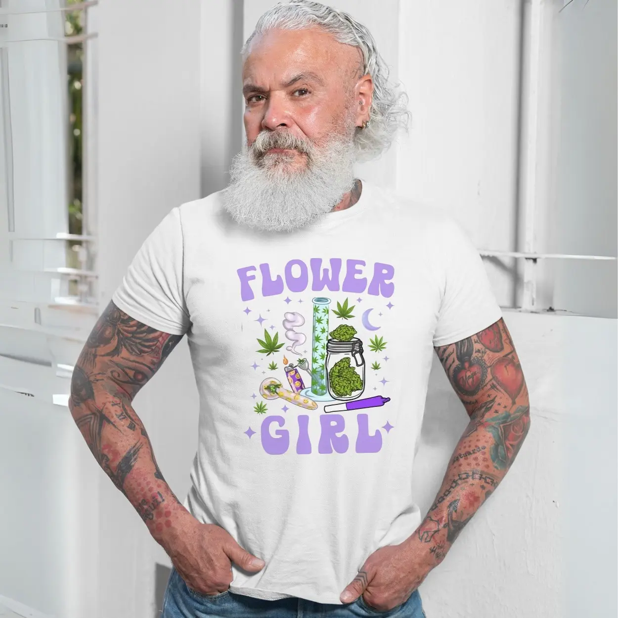 Flower Girl Cannabis Stoner Bong and Joint T-Shirt 7 Flower Girl Cannabis Stoner Bong and Joint T Shirt 7 1.jpg