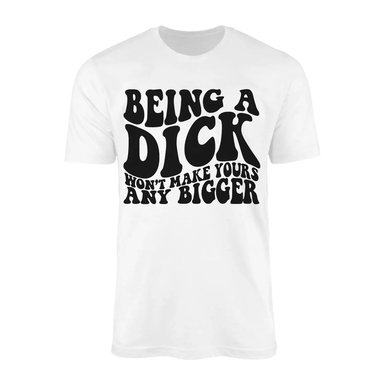 Funny Being a Dick Sarcastic Quote Graphic T Shirt 1 1.jpg
