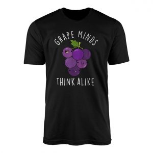Funny Grape Minds Think Alike Cute Pun T Shirt 1 1.jpg