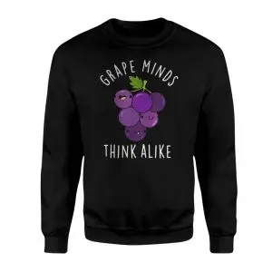 Funny Grape Minds Think Alike Cute Pun T-Shirt 9 Funny Grape Minds Think Alike Cute Pun T Shirt 3 1.jpg