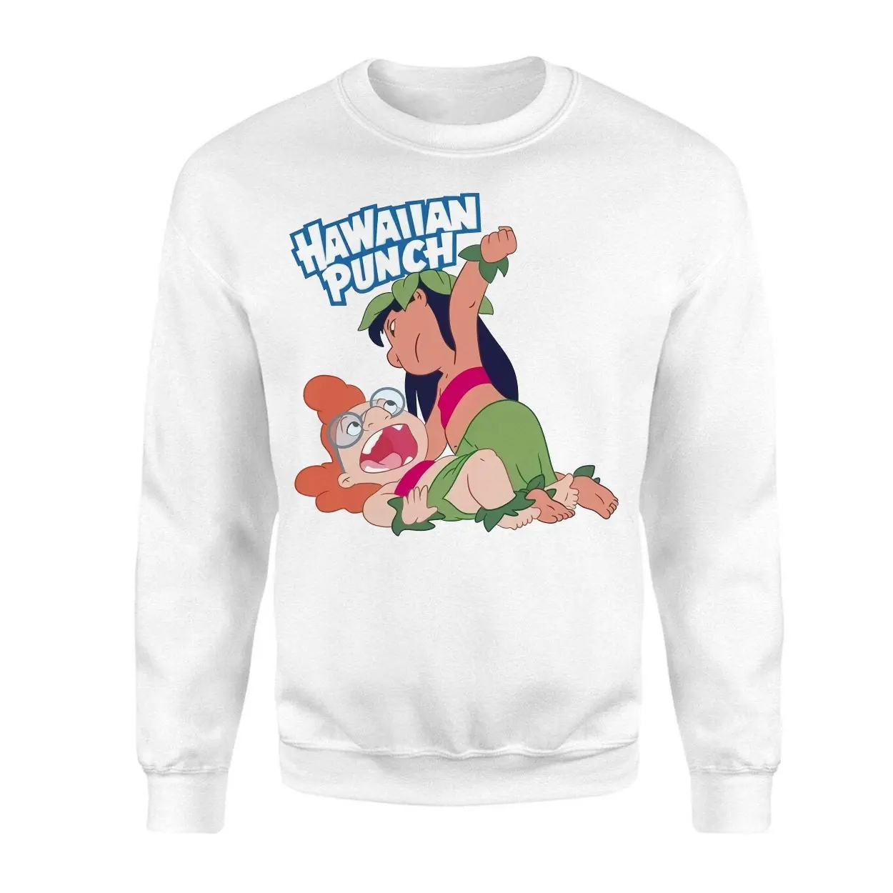 Funny Hawaiian Cartoon Fight Parody Graphic T-Shirt 3 Funny Hawaiian Cartoon Fight Parody Graphic T Shirt 3 1.jpg