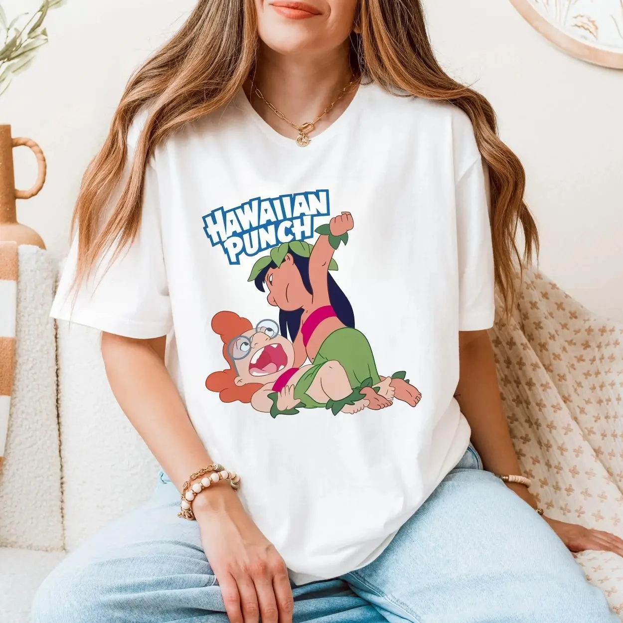Funny Hawaiian Cartoon Fight Parody Graphic T-Shirt 5 Funny Hawaiian Cartoon Fight Parody Graphic T Shirt 5 1.jpg