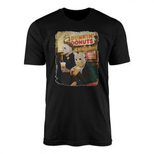 Funny Horror Slasher Drinking Coffee Halloween T Shirt 1 1.jpg