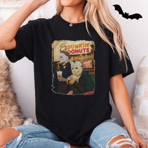 Funny Horror Slasher Drinking Coffee Halloween T Shirt 5 1.jpg