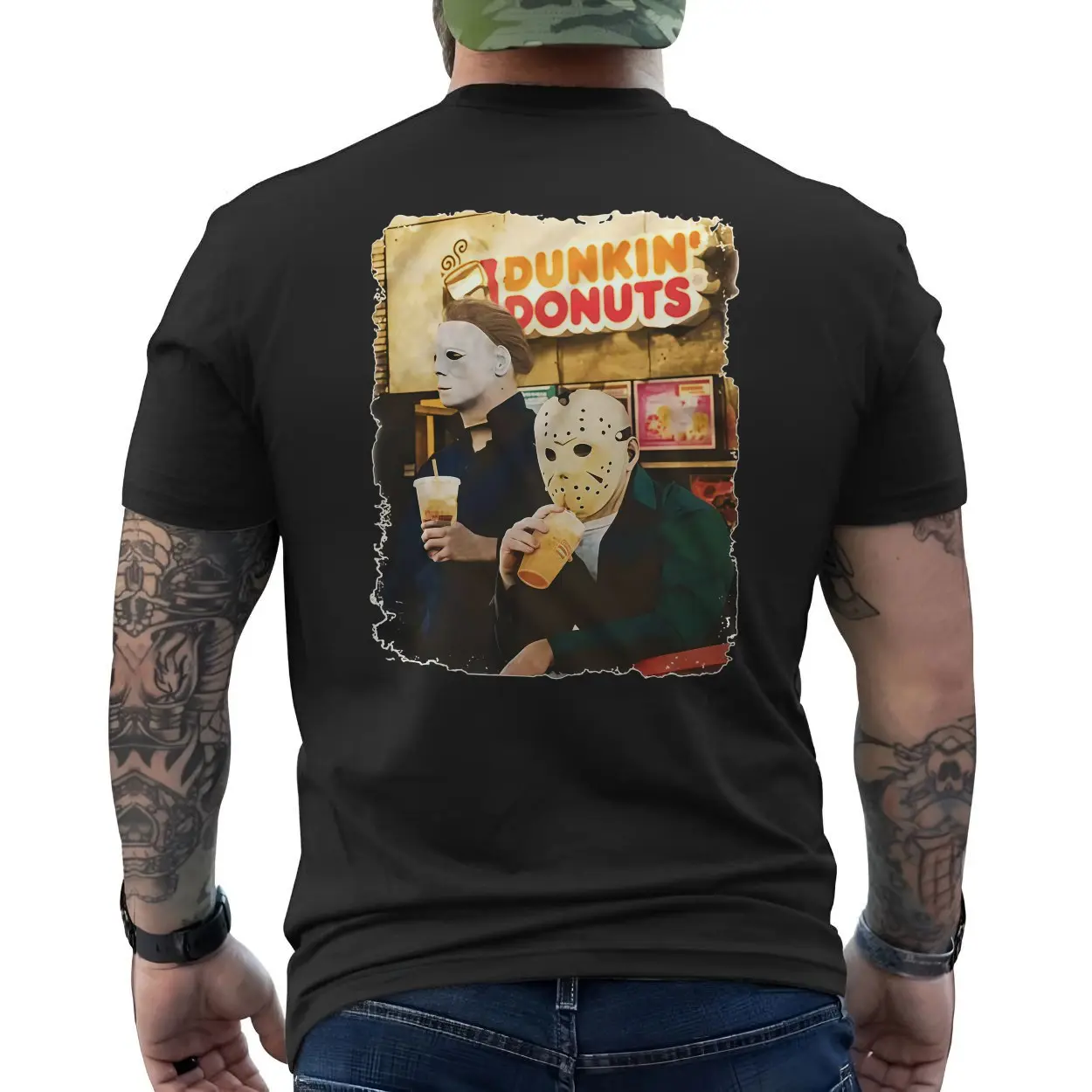 Funny Horror Slasher Drinking Coffee Halloween T Shirt 6 1.jpg