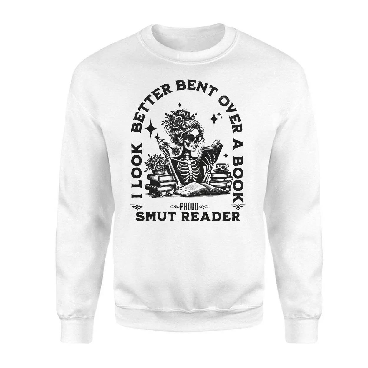 Funny Skeleton Smut Reader Book Lover T Shirt 3 1.jpg