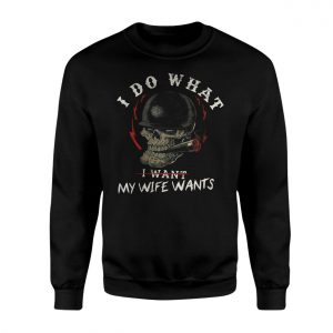 Funny Skull Soldier Helmet I Do What My Wife Wants T Shirt 3 1.jpg