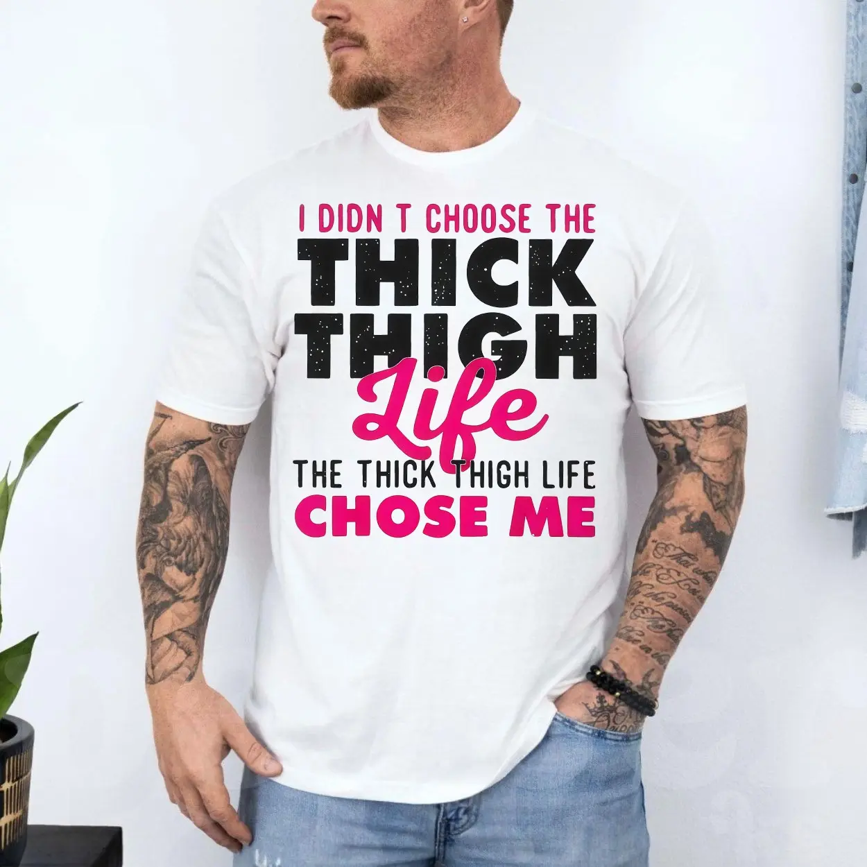 Funny Thick Thigh Life Chose Me T Shirt 4 1.jpg