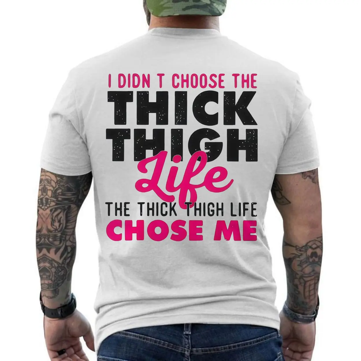 Funny Thick Thigh Life Chose Me T Shirt 6 1.jpg