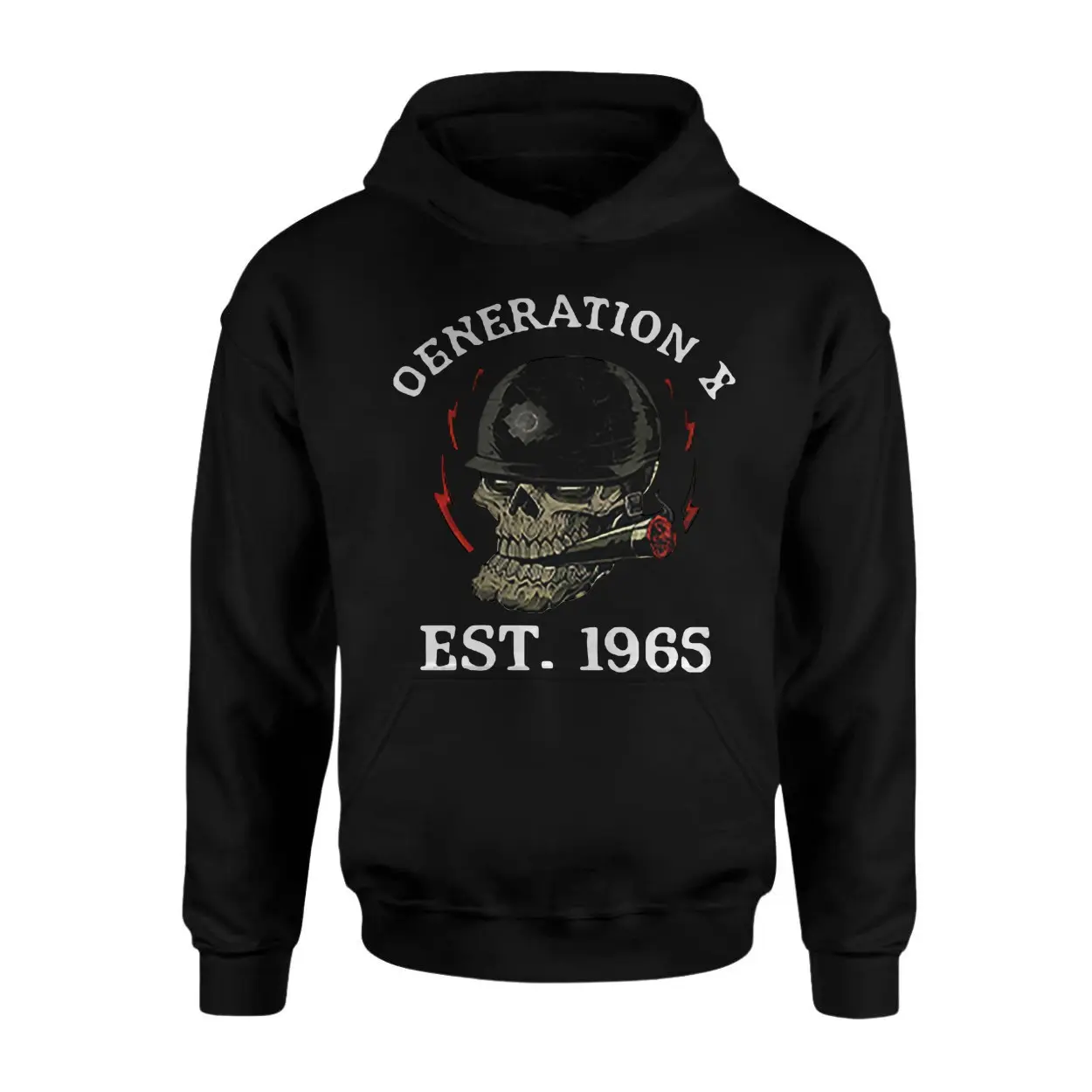 Generation X Skull Helmet Graphic T-Shirt EST. 1965 2 Generation X Skull Helmet Graphic T Shirt EST. 1965 2 1.jpg