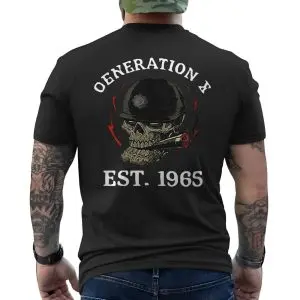 Generation X Skull Helmet Graphic T-Shirt EST. 1965 12 Generation X Skull Helmet Graphic T Shirt EST. 1965 6 1.jpg