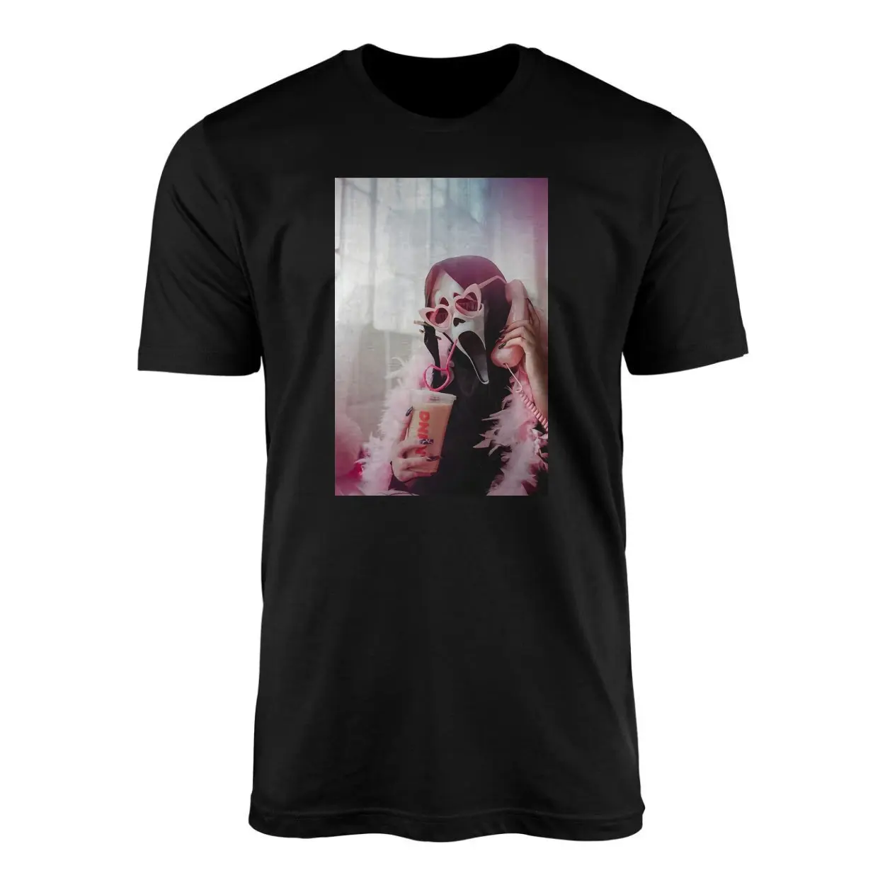 Ghostface Scream Pink Heart Glasses Funny T-Shirt 1 Ghostface Scream Pink Heart Glasses Funny T Shirt 1 1.jpg
