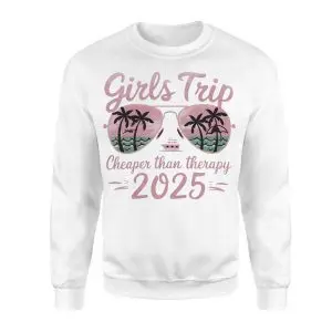 Girls Trip 2025 Cheaper Than Therapy Vacation Cruise T-Shirt 9 Girls Trip 2025 Cheaper Than Therapy Vacation Cruise T Shirt 3 1.jpg