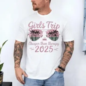 Girls Trip 2025 Cheaper Than Therapy Vacation Cruise T-Shirt 10 Girls Trip 2025 Cheaper Than Therapy Vacation Cruise T Shirt 4 1.jpg