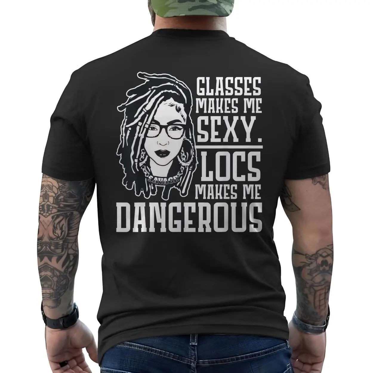 Glasses Make Me Sexy Locs Make Me Dangerous T Shirt 6 1.jpg