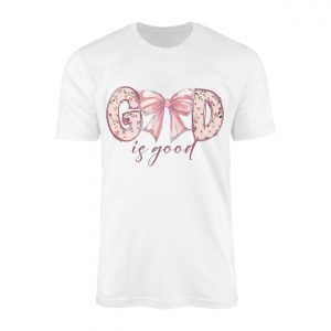 God Is Good Floral Bow Christian T Shirt 1 1 1.jpg
