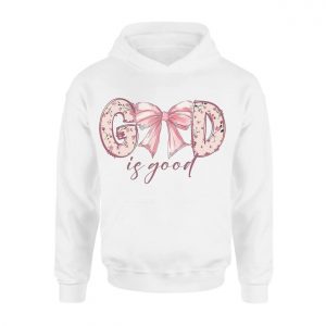 God Is Good Floral Bow Christian T Shirt 2 1 1.jpg