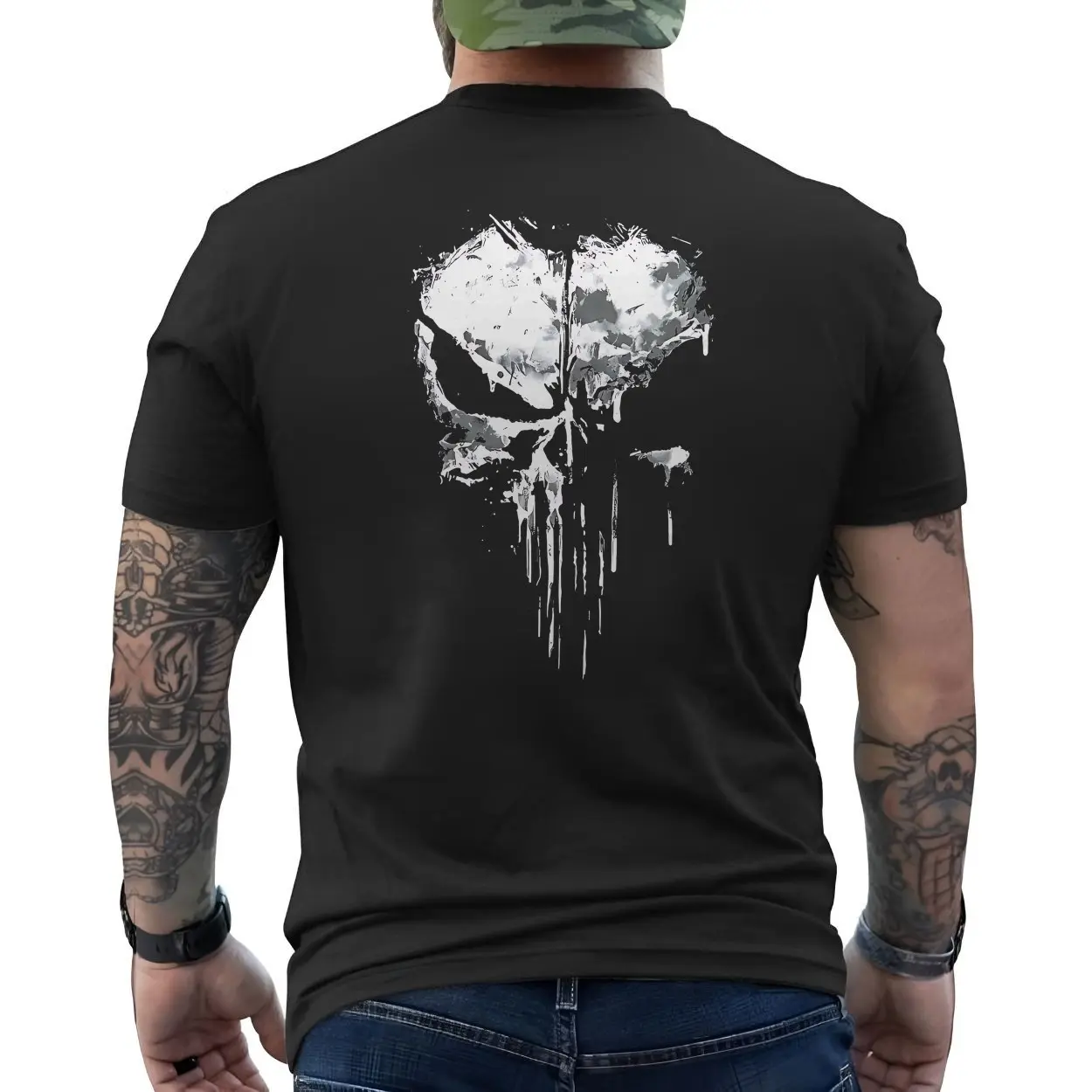 Grunge Skull Graphic T-Shirt 6 Grunge Skull Graphic T Shirt 6 1.jpg