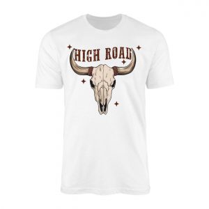 High Road Western Bull Skull Graphic T Shirt 1 1.jpg