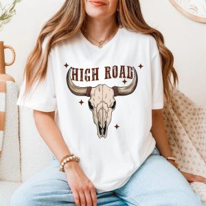 High Road Western Bull Skull Graphic T Shirt 5 1.jpg