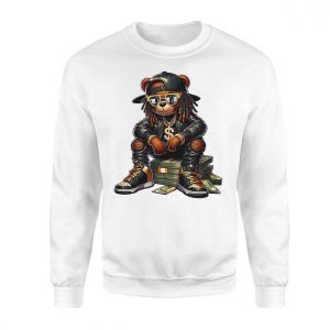 Hip Hop Bear with Money Streetwear Graphic T Shirt 3 1.jpg