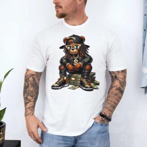 Hip Hop Bear with Money Streetwear Graphic T Shirt 4 1.jpg