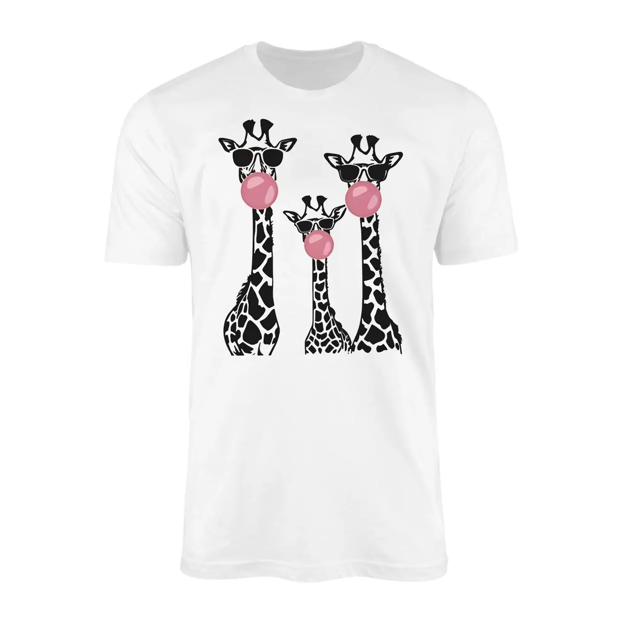 Hipster Giraffe Chewing Bubblegum T Shirt 1 1.jpg