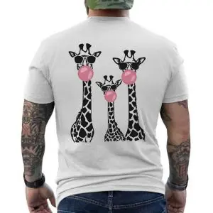 Hipster Giraffe Chewing Bubblegum T-Shirt 12 Hipster Giraffe Chewing Bubblegum T Shirt 6 1.jpg