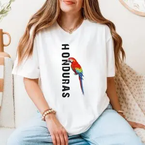 Honduras Parrot National Pride Graphic T-Shirt 11 Honduras Parrot National Pride Graphic T Shirt 5 1.jpg