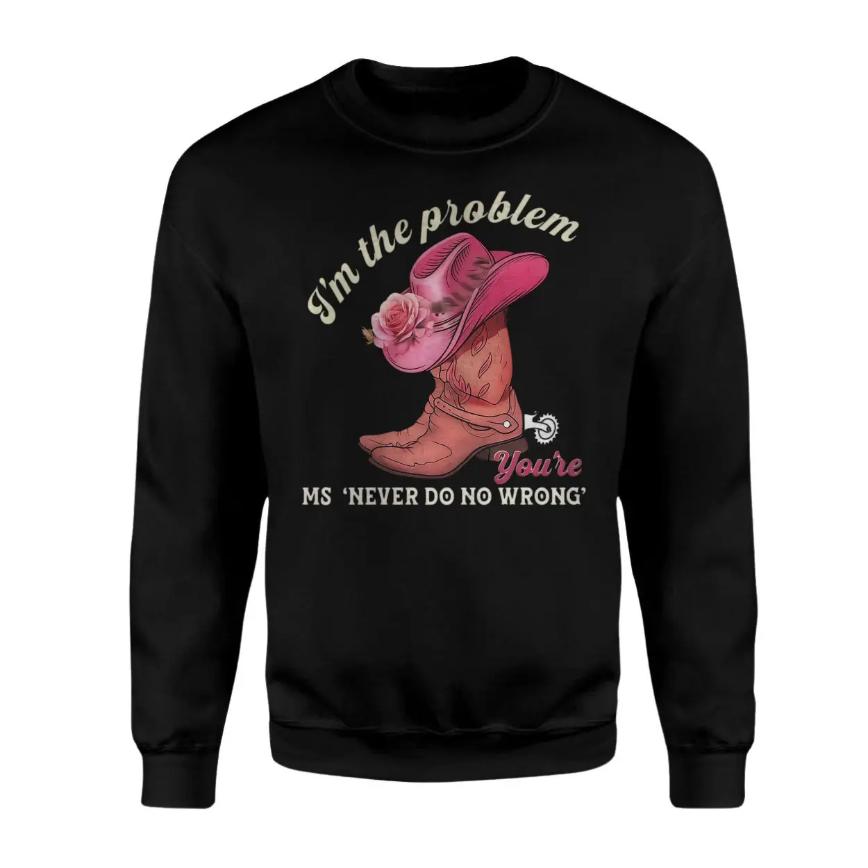 I'm the Problem Funny Cowgirl Western Boot Hat Graphic T-Shirt 3 Im the Problem Funny Cowgirl Western Boot Hat Graphic T Shirt 3 1.jpg