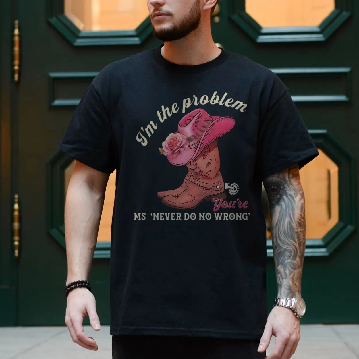 I'm the Problem Funny Cowgirl Western Boot Hat Graphic T-Shirt 4 Im the Problem Funny Cowgirl Western Boot Hat Graphic T Shirt 4 1.jpg