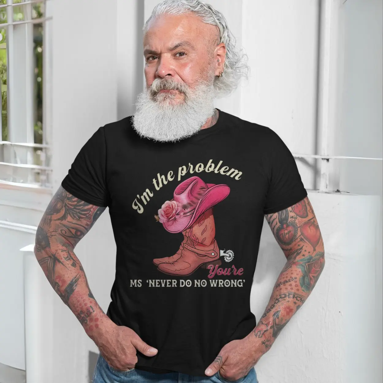 I'm the Problem Funny Cowgirl Western Boot Hat Graphic T-Shirt 7 Im the Problem Funny Cowgirl Western Boot Hat Graphic T Shirt 7 1.jpg