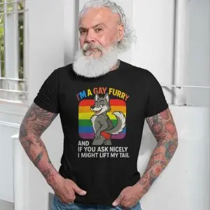 I'm a Gay Furry Pride Rainbow Wolf T-Shirt 13 Im2Ba2BGay2BFurry2BPride2BRainbow2BWolf2BT Shirt2B7 w1cEs 1.jpg