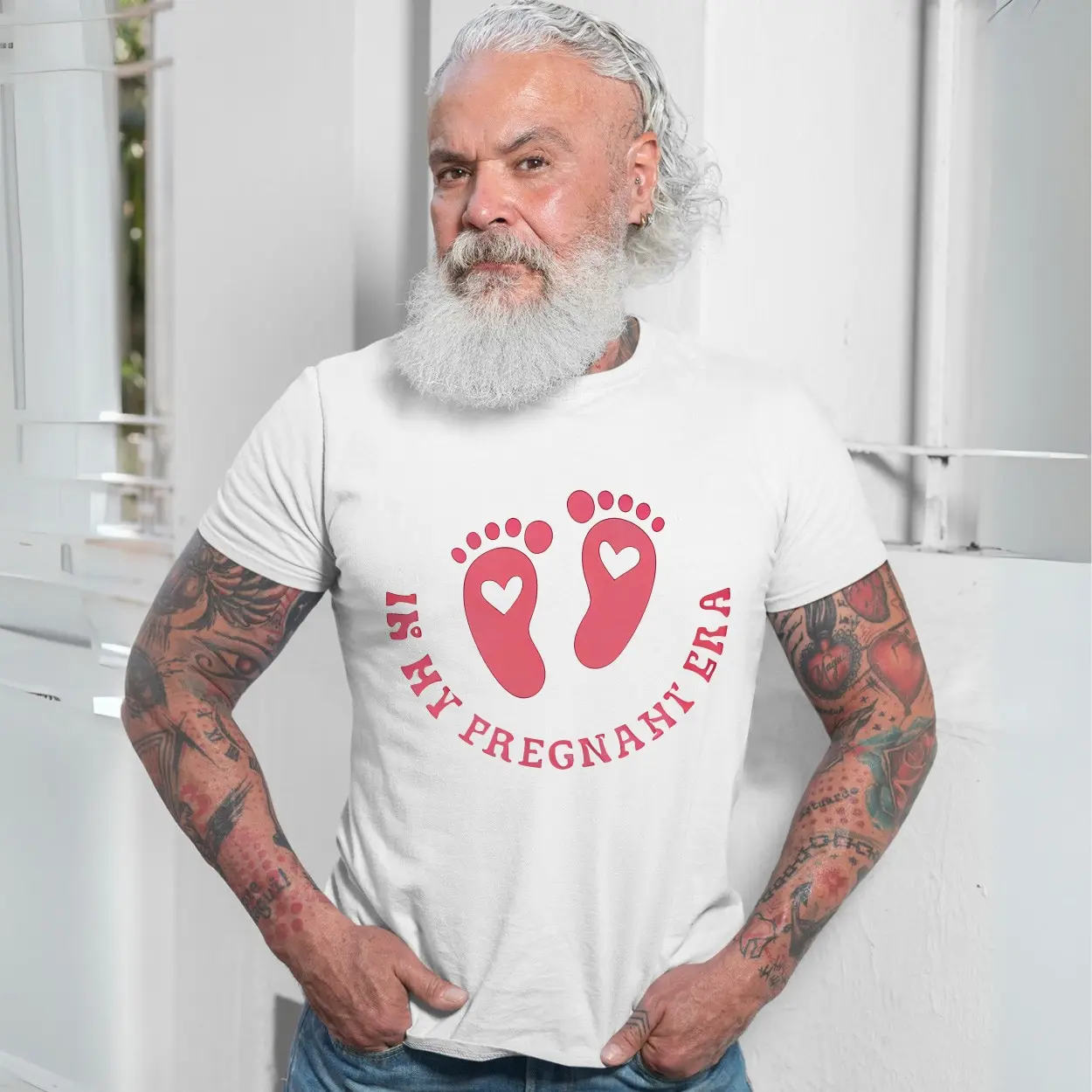 In2BMy2BPregnant2BEra2BBaby2BFeet2BGraphic2BT Shirt2B7 IW78w 1.jpg
