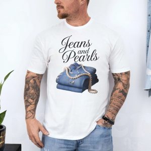 Jeans and Pearls Fashion Aesthetic Graphic T Shirt 4 1 1.jpg
